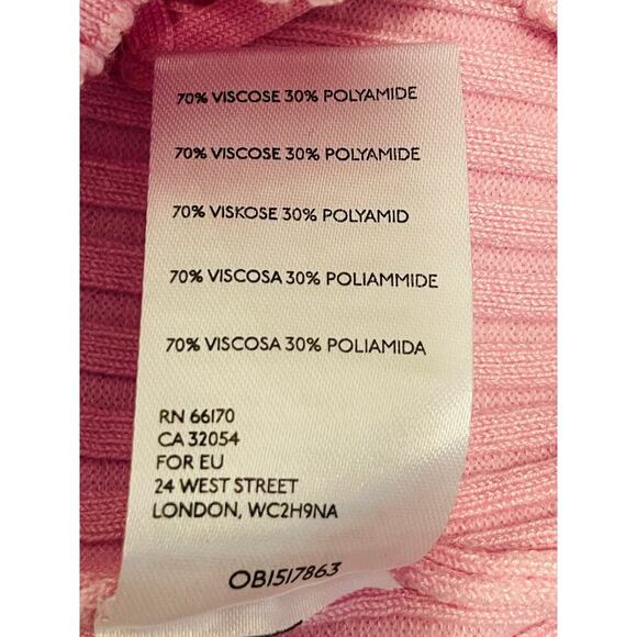 Urban Outfitters Ribbed Cropped Cardigan Faux Fur Tie Front Sweater size M NWT - Picture 11 of 11